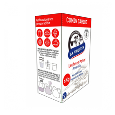 Leche entera en polvo La Vaquita (2 x 1 kg / 2.2 lb) - Miniatura 3