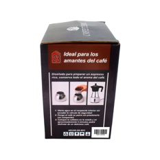 Cafetera clásica de inducción negra de 3 tazas Eone MK-3T - Miniatura 5