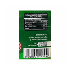 Ajo granulado El Roble (230 g / 8.11 oz) - Miniatura 4