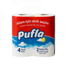 Papel higiénico de 2 capas Pufla (12 U) - Miniatura 4