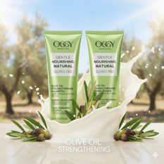 Set de champú y acondicionador con aceite de oliva Ocgy Professional - Miniatura 5