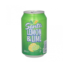 Refresco gaseado de limón y lima Santa (12 x 330 ml) - Miniatura 2