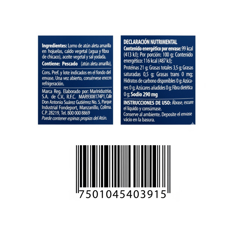 Atún aleta amarilla en hojuelas en agua Dolores (133 g / 4.69 oz) - Miniatura 3