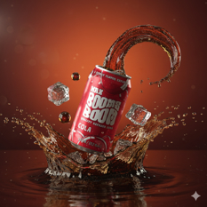 Refresco gaseado sabor cola Max Booms Boom (330 ml) - Miniatura 4