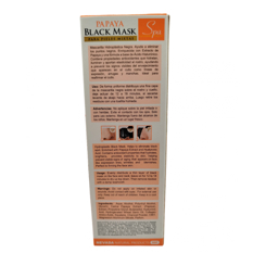 Aclarador facial -máscara- negra de papaya NNP (120 g / 4.23 oz) - Miniatura 2