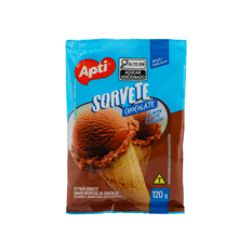 Polvo de helado con sabor artificial chocolate Apti (3 x 120 g / 4.23 oz) - Miniatura 2