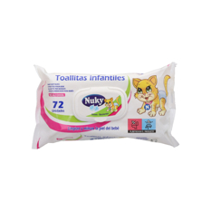 Toallitas húmedas infantiles Nuky (72 U) - Miniatura 5
