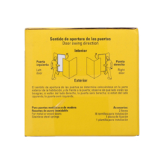 Cerradura de puerta yale Hermex CS-75IP - Miniatura 6
