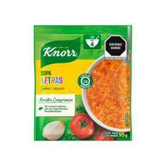 Sopa de letras Knorr (95 g / 3.35 oz) - Miniatura 4