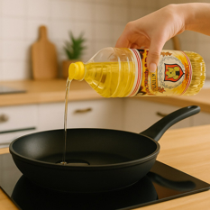 Aceite refinado de girasol El Caenas (3 x 1 L) - Miniatura 4