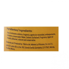 Suavizante de telas argán vainilla Princesa (750 ml) - Miniatura 4