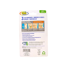 Cepillos de dientes para niños con funda Oral fusion (3 U) - Miniatura 4