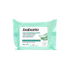 Toallitas desmaquilladoras con Aloe Vera Babaria (25 U) - Miniatura 4