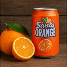 Refresco gaseado de naranja Santa (12 x 330 ml) - Miniatura 4