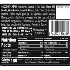 Crema de coco para untar Nuttime (250 g / 8.80 oz) - Miniatura 4