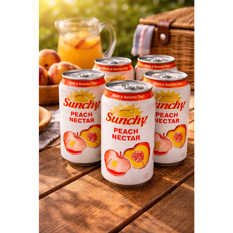 Néctar de melocotón Sunchy (6 x 334 ml / 11.3 fl oz) - Miniatura 4