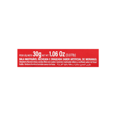 Caramelo masticable relleno y confitado sabor fresa Tribala Mini Peccin (30 g / 1.06 oz) - Miniatura 3