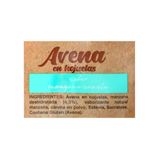 Avena en hojuelas sabor manzana canela Santograno (500 g / 1.1 lb) - Miniatura 3
