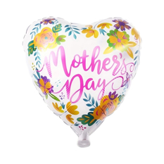 Globo en forma de corazón con cartel de Happy mother´s day Balloon (17 pulgadas) - Miniatura 2