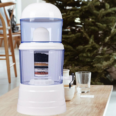Purificador de agua por gravedad transparente de 16 L TATO KL208 - Miniatura 4