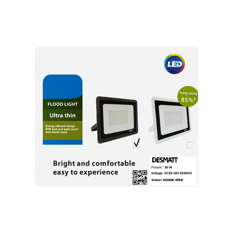 Lámpara LED color negro de 50 W Desmatt - Miniatura 2