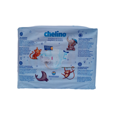 Pañales desechables para bebé talla 2 de 3-6 kg Chelino (28 U) - Miniatura 3