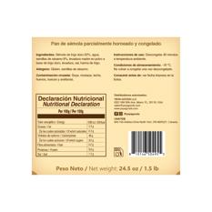 Panecillo de sémola de trigo duro congelado YEYA (681 g / 1.5 lb) - Miniatura 2