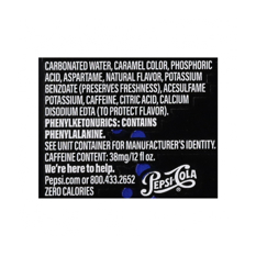 Refresco gaseado de cola cero azúcar Pepsi (12 x 355 ml) - Miniatura 4