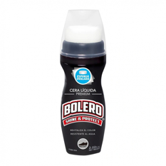 Cera líquida para calzados color negro Bolero (60 ml) - Miniatura 2