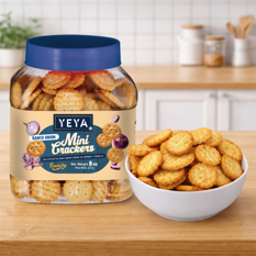 Galleticas saladas sabor crema de hierbas y cebolla YEYA (3 x  227 g ) - Miniatura 4