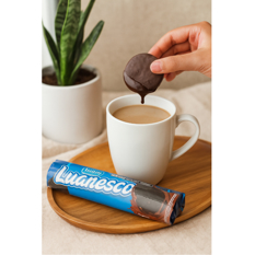 Galletas sabor chocolate con relleno sabor chocolate Luanesco Luam (110 g / 3.8 oz) - Miniatura 4