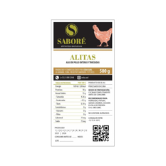 Alitas de pollo Saboré (500 g / 1.10 lb) - Miniatura 2
