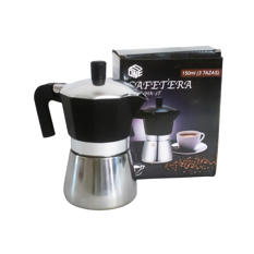 Cafetera clásica de inducción negra de 3 tazas Eone MK-3T - Miniatura 3