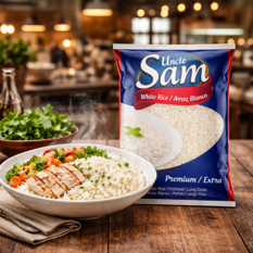 Arroz blanco grano largo Uncle Sam (1 kg / 2.2 lb) - Miniatura 5