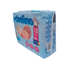 Pañales desechables para bebé talla 2 de 3-6 kg Chelino (28 U) - Miniatura 2