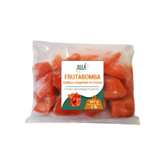 Frutabomba madura congelada en trozos ALLÁ (907 g / 2 lb) - Miniatura 2