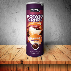 Papas fritas crujientes sabor a salsa barbacoa YEYA (14 x 160 g / 5.64 oz) - Miniatura 3