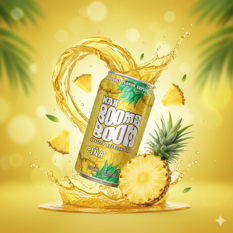 Refresco de piña Max Booms Boom (330 ml) - Miniatura 4