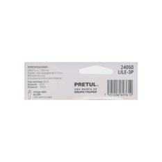 Linterna plástica recargable Led Pretul LILE-3P - Miniatura 2