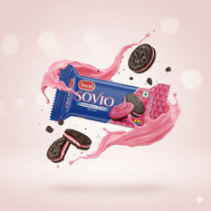 Galletas Sovio con crema de fresa Bonn (30 g / 1.06 oz) - Miniatura 3