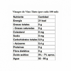 Vinagre de vino tinto Don Roy (1 L) - Miniatura 3