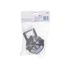 Sapo para inodoro de PVC transparente, cadena acero inoxidable Foset - Miniatura 2