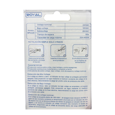 Protector de voltaje 220 v Royal RPV220 - Miniatura 5