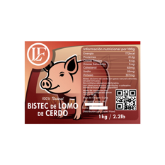 Bistec de lomo de cerdo LF (1 kg / 2.2 lb) - Miniatura 2