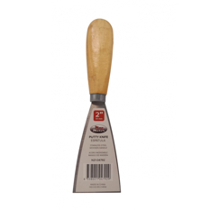 Espátula para pintura 2" de acero inoxidable con mango de madera Max Motor - Miniatura 2