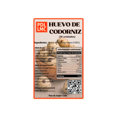 Huevo criollo de codorniz PDL LMC (30 U) - Miniatura 2