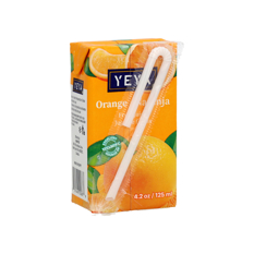 Jugo de frutas sabor naranja YEYA (44 x 125 ml / 4.2 oz) - Miniatura 2