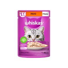 Alimento para gato adulto de más de un año filetes de pavo Whiskas (85 g / 2.99 oz) - Miniatura 3