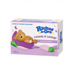 Jabón de tocador para bebé de lavanda y lechuga Ricitos de Oro (90 g / 3.17 oz) - Miniatura 2