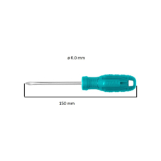 Destornillador de estrías PH2 x 150 mm Total Tools THTDC2266 - Miniatura 4